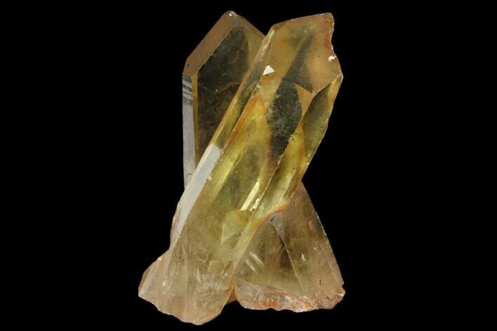 Yellow Quartz Crystal Cluster (Heat Treated) - Madagascar #174620
